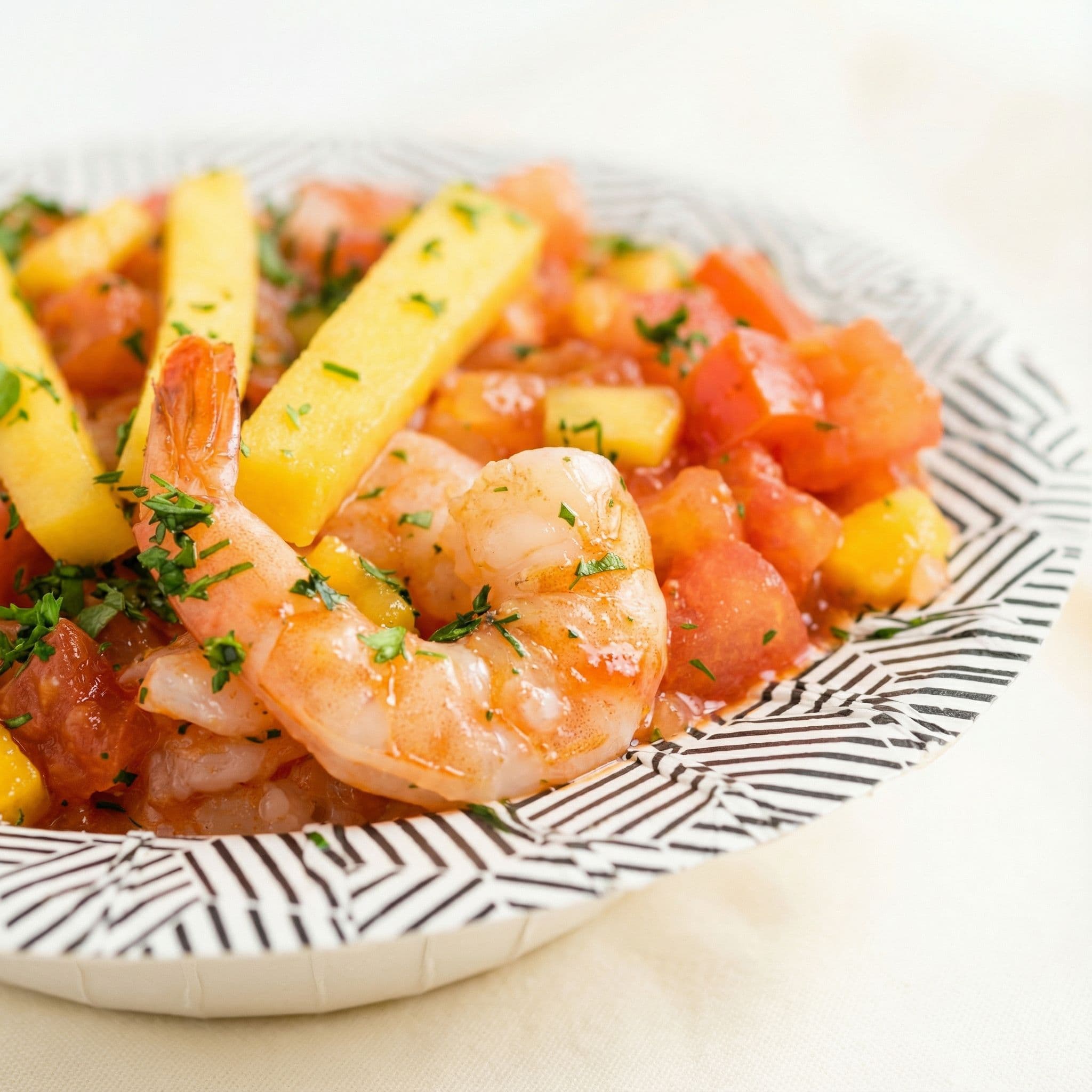 After - Restaurant menu photo of gourmet pasta dish with professional lighting