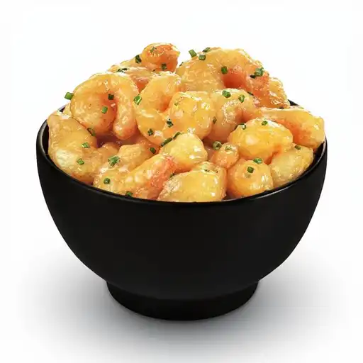 Before - Enhanced restaurant photo of classic breakfast plate with professional lighting